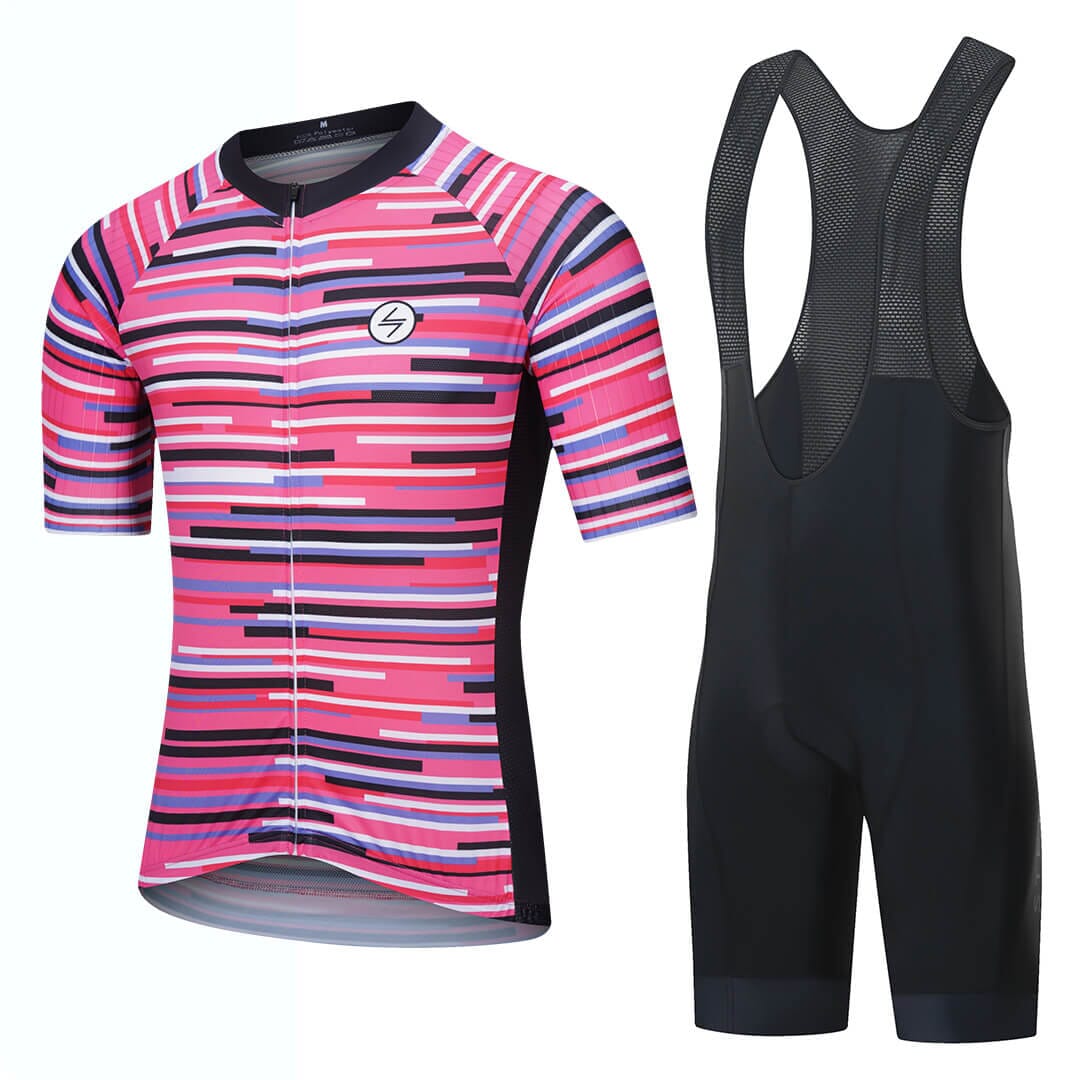 Pink Lines Cycling Kit