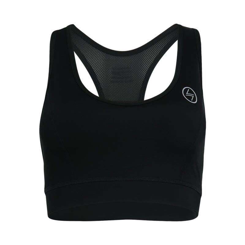 a women's sports bra top in black
