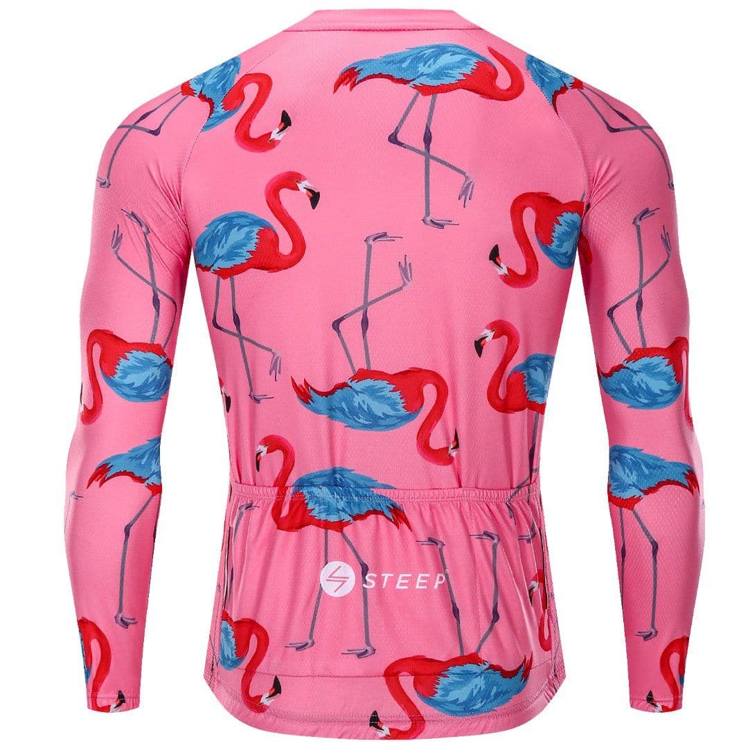Flamingo Long Sleeve Cycling Jersey