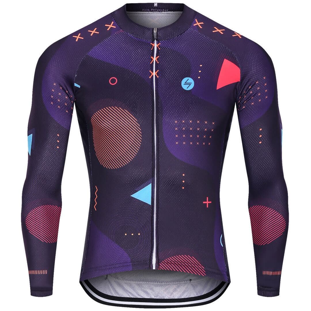 Long Sleeve Cycling Jersey - Space