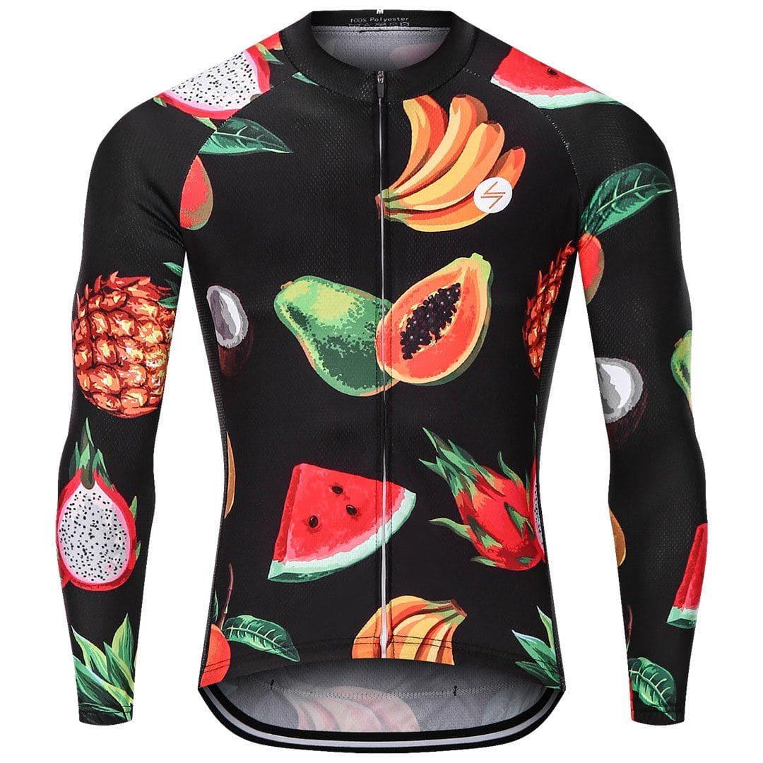 Summer Fruits Long Sleeve Cycling Jersey