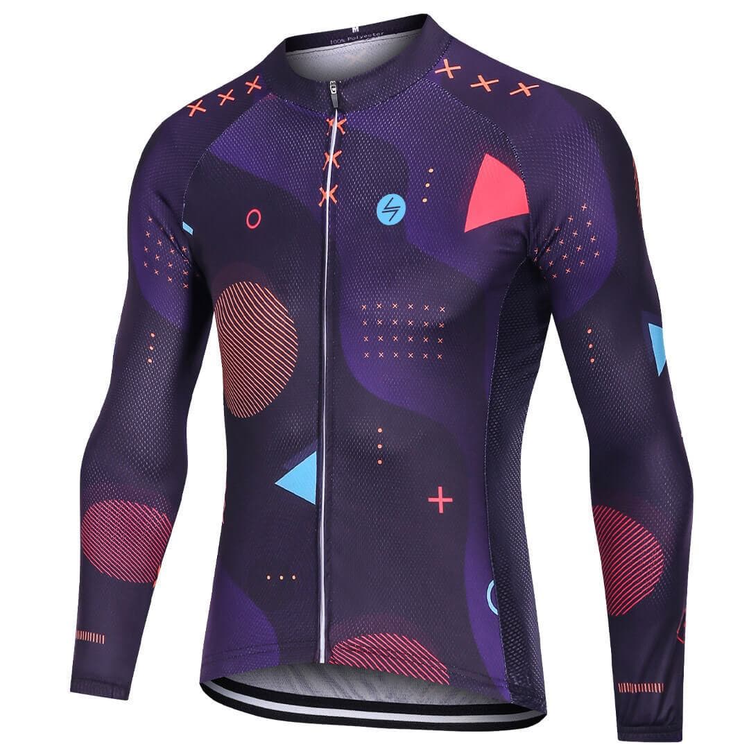Long Sleeve Cycling Jersey - Space
